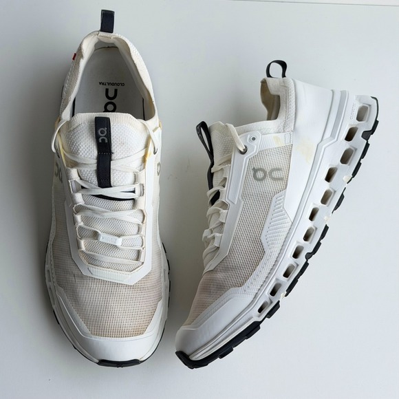 On Other - On Cloudultra Mens 14 White Cushion Comfort Trail Running Shoes Mesh Helion